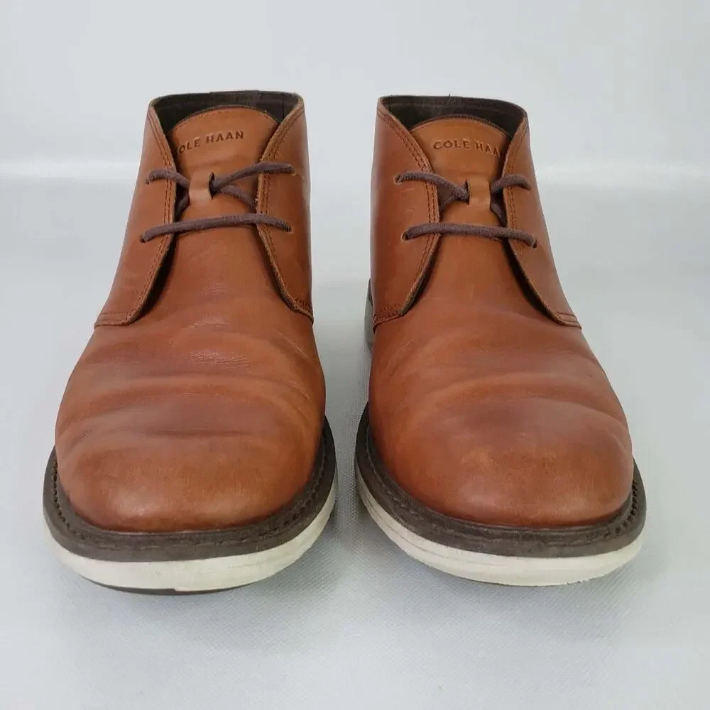 Cole Haan Grand 360 Go To Chukka Boots Men's Size 8.5 M Leather Brown